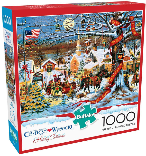 Buffalo Games Charles Wysocki: Small Town Christmas - 1000 Piece Jigsaw Puzzle by Buffalo Games