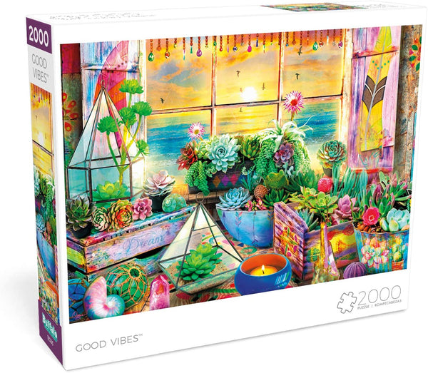 Buffalo Games - Aimee Stewart - Good Vibes - 2000 Piece Jigsaw Puzzle