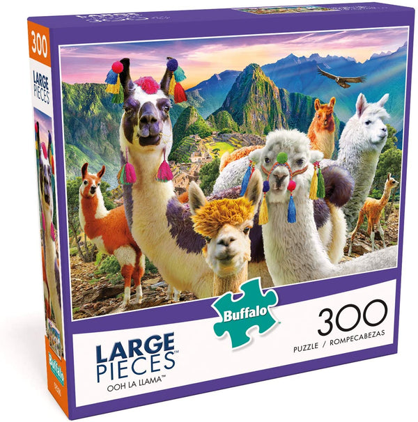 Buffalo Games - Ooh La Llamas - 300 Large Piece Jigsaw Puzzle