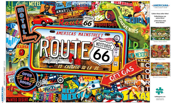 Buffalo Games - Americana Collection - America's Main Street - 500 Piece Jigsaw Puzzle