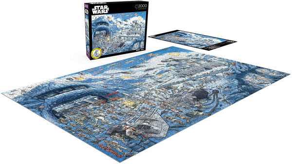 Star Wars - Search Inside: Battle of Hoth - 2000 Piece Jigsaw Puzzle