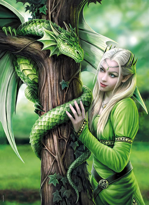 Clementoni - Kindred Spirits by Anne Stokes Jigsaw Puzzle (1000 Pieces)