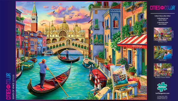 Buffalo Games - Sights of Venice - 750 Piece Jigsaw Puzzle