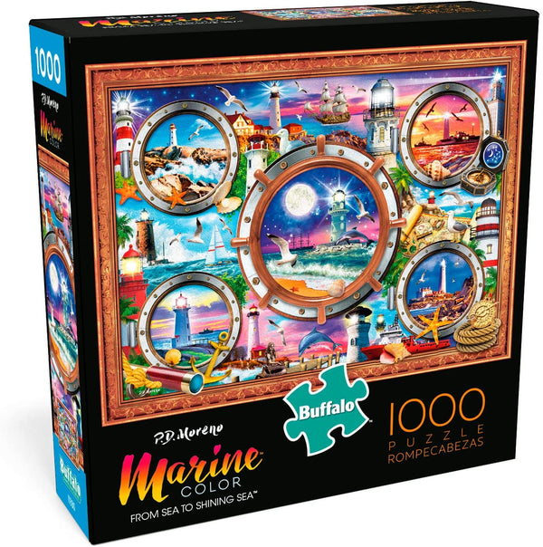 Buffalo Games - Marine Color - from Sea to Shining Sea - 1000Piece Jigsaw Puzzle