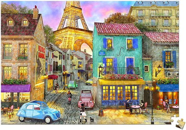 Pintoo - Paris Streets Showpieces XS Plastic Jigsaw Puzzle (368 Pieces)