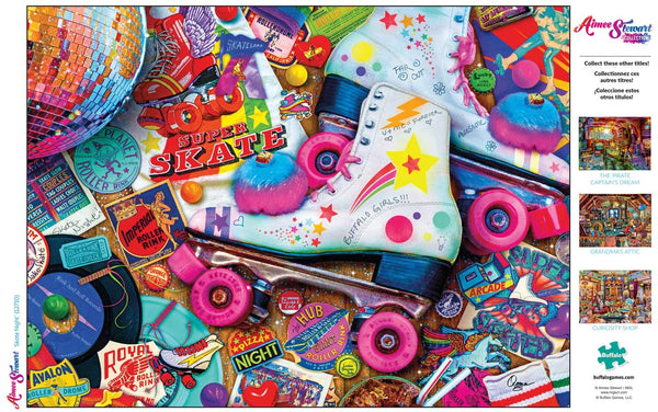 Buffalo Games - Aimee Stewart - Skate Night - 1000 Piece Jigsaw Puzzle