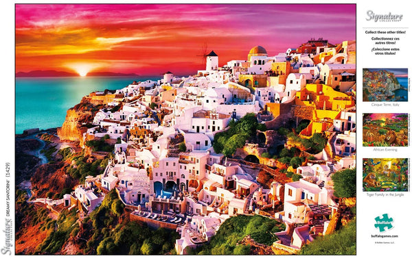Buffalo Games - Signature Collection - Dreamy Santorini - 1000 Piece Jigsaw Puzzle