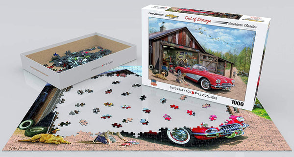 EuroGraphics - Out Of Storage Corvette Jigsaw Puzzle (1000 Pieces)