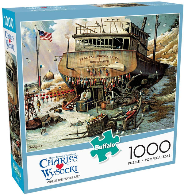 Buffalo Games - Charles Wysocki - Where The Buoys are - 1000 Piece Jigsaw Puzzle