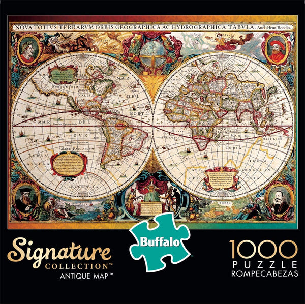 Buffalo Games - Signature Collection - Antique Map - 1000 Piece Jigsaw Puzzle