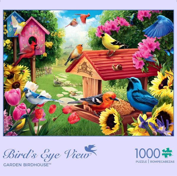 Buffalo Games - Garden Birdhouse - 1000 Piece Jigsaw Puzzle