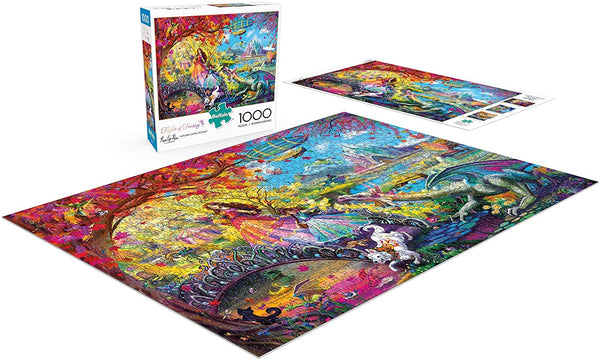 Buffalo Games - Flights of Fantasy - Autumn Castle Festival - 1000 Piece Jigsaw Puzzle