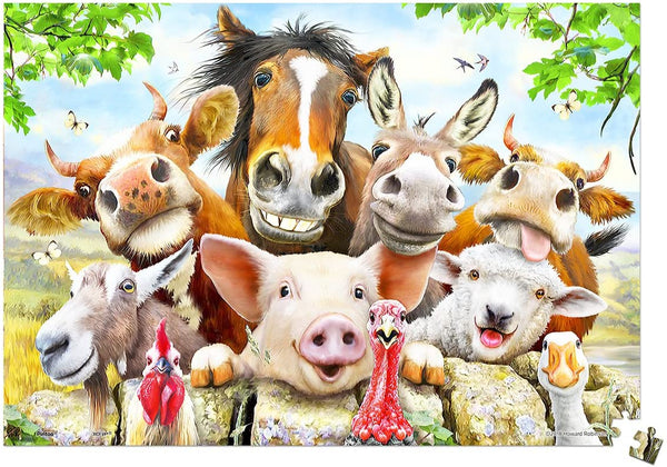 Pintoo - Showpiece XS Farm Selfie Jigsaw Puzzle (368 Pieces)