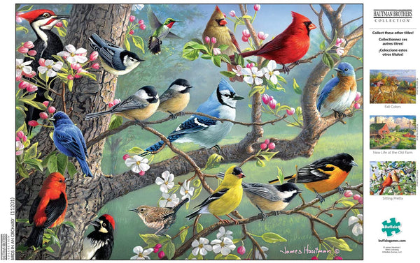 Buffalo Games - Hautman Brothers - Birds in an Orchard - 1000 Piece Jigsaw Puzzle