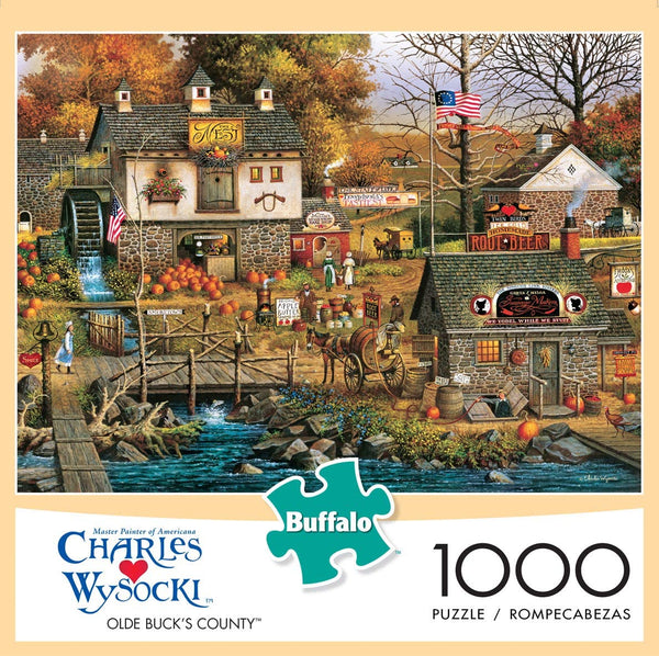 Buffalo Games Charles Wysocki: Olde Buck's County Jigsaw Puzzle (1000 Piece)
