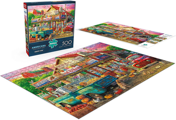 Buffalo Games - Americana Collection - Country Store - 500 Piece Jigsaw Puzzle