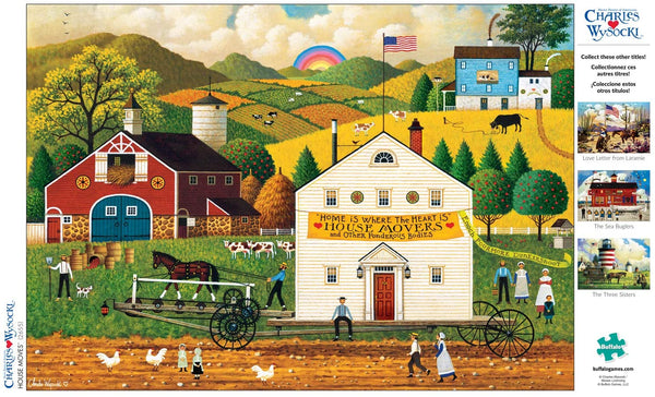 Buffalo Games - Charles Wysocki - House Movers - 300 Large Piece Jigsaw Puzzle