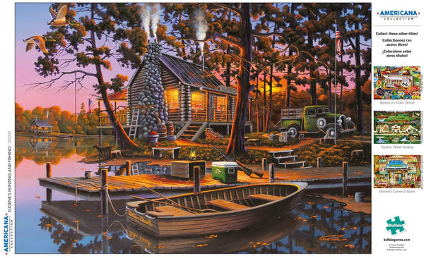 Buffalo Games - Americana Collection - Eugene's Hunting & Fishing - 500 Piece Jigsaw Puzzle