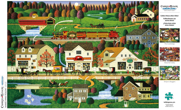 Buffalo Games - Charles Wysocki Americana Collection - Yankee Wink Hollow - 500 Piece Jigsaw Puzzle