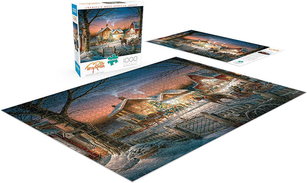 Buffalo Games - Terry Redlin - Trimming The Tree - 1000 Piece Jigsaw Puzzle