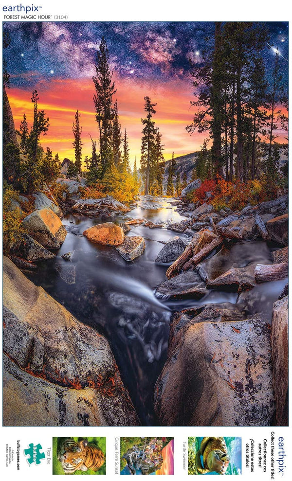 Buffalo Games - Earthpix Collection - Forest Magic Hour - 500 Piece Jigsaw Puzzle