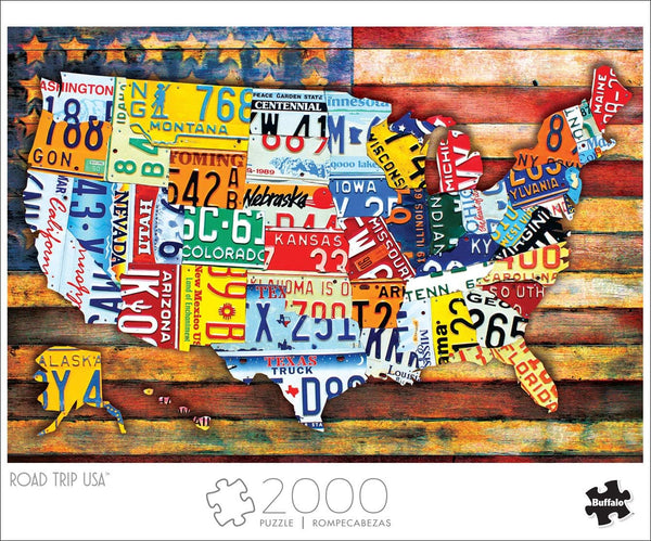 Buffalo Games - Road Trip USA - 2000 Piece Jigsaw Puzzle