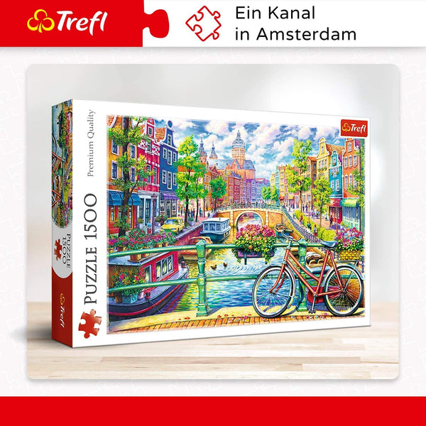 Trefl - Amsterdam Canal Jigsaw Puzzle (1500 Pieces)