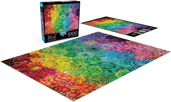 Buffalo Games - Succulent Rainbow - 1000 Piece Jigsaw Puzzle