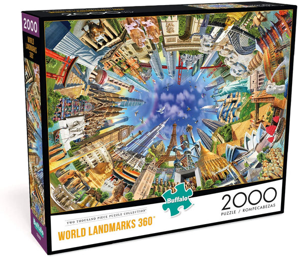 Buffalo Games - World Landmarks 360 - 2000 Piece Jigsaw Puzzle