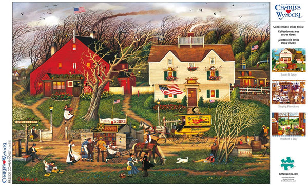Buffalo Games - Charles Wysocki - Fireside Companions - 300 Large Piece Jigsaw Puzzle