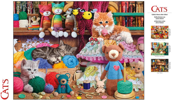 Buffalo Games - Cats Collection - Crochet Kittens - 750Piece Jigsaw Puzzle