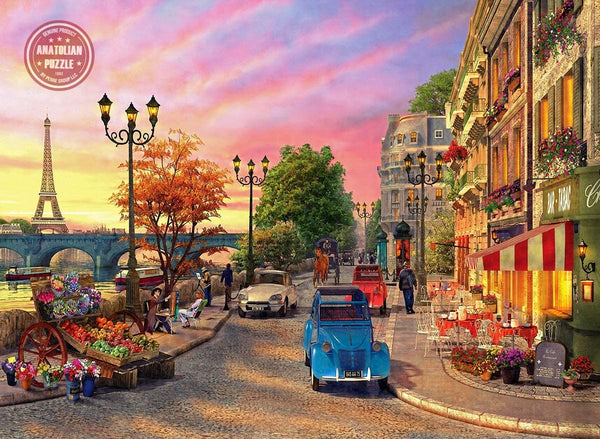 Anatolian - Seine Sunset by Dominic Davison Jigsaw Puzzle (1000 Pieces)