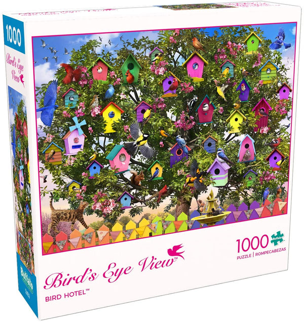 Buffalo Games - Bird's Eye View Collection - Bird Hotel - 1000 Piece Jigsaw Puzzle
