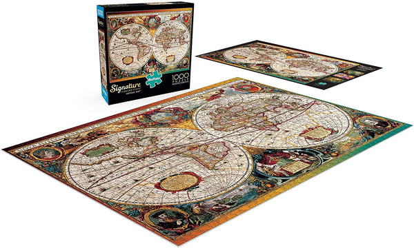 Buffalo Games - Signature Collection - Antique Map - 1000 Piece Jigsaw Puzzle