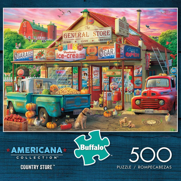 Buffalo Games - Americana Collection - Country Store - 500 Piece Jigsaw Puzzle