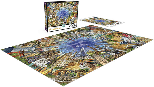 Buffalo Games - World Landmarks 360 - 2000 Piece Jigsaw Puzzle