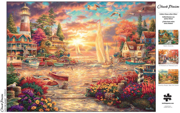 Buffalo Games - Chuck Pinson - Into The Sunset - 1000 Piece Jigsaw Puzzle