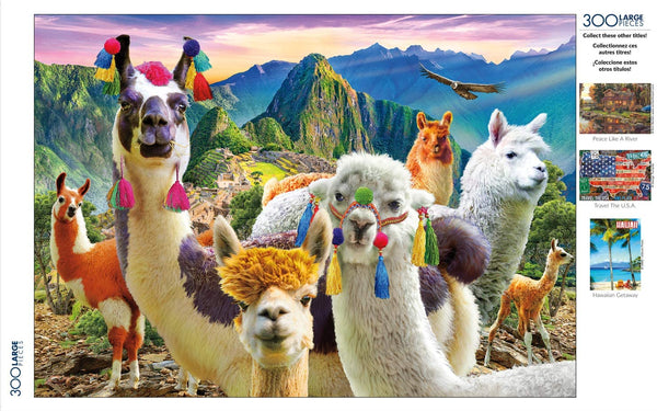 Buffalo Games - Ooh La Llamas - 300 Large Piece Jigsaw Puzzle