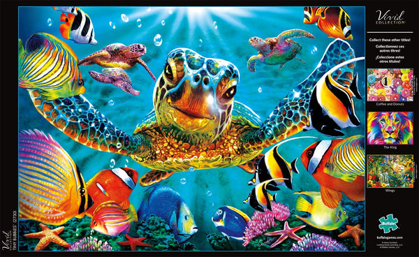 Buffalo Games - Vivid Collection - Tiny Bubbles - 300 Large Piece Jigsaw Puzzle