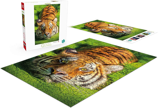 Buffalo Games - Earthpix Collection - Tiger Eyes - 500 Piece Jigsaw Puzzle