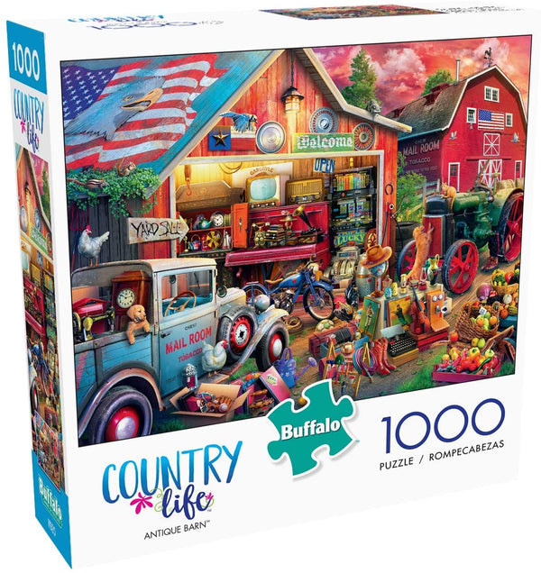 Buffalo Games - Country Life - Antique Barn - 1000 Piece Jigsaw Puzzle