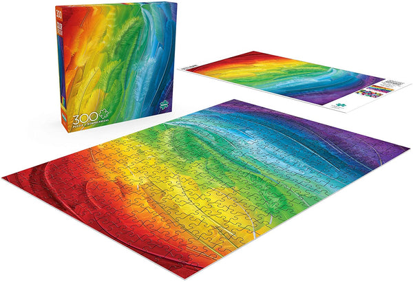Buffalo Games - Plumes of Color - 300 Large Piece Jigsaw Puzzle