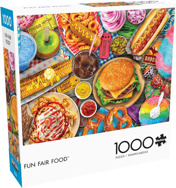 Buffalo Games - Fun Fair Food by Lars Stewart Jigsaw Puzzle (1000 Pieces)