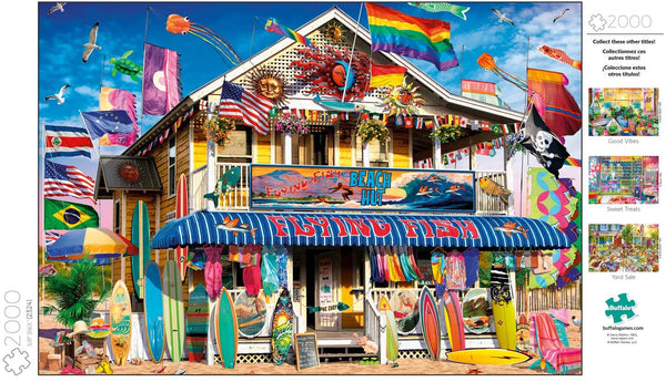Buffalo Games - Surf Shack - 2000 Piece Jigsaw Puzzle