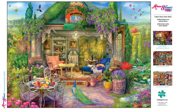 Buffalo Games - Aimee Stewart - Wine Country Escape - 1000 Piece Jigsaw Puzzle