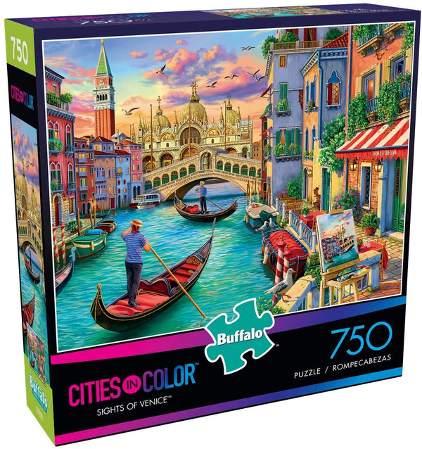 Buffalo Games - Sights of Venice - 750 Piece Jigsaw Puzzle