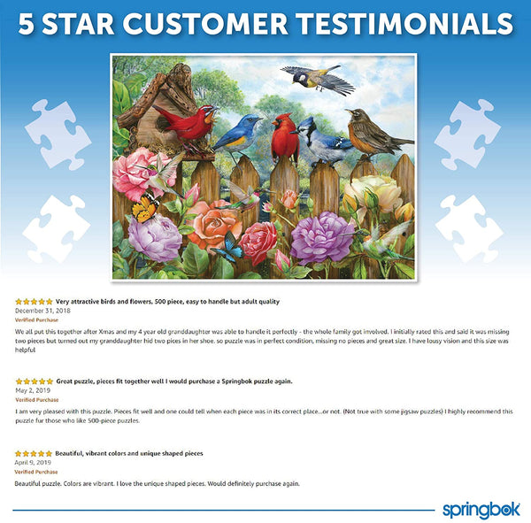 Springbok Puzle - Morning /Serenade 500 Piece Jigsaw Puzzle