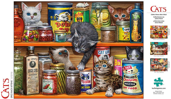 Buffalo Games - Cats Collection - Spice Rack Kittens - 750 Piece Jigsaw Puzzle