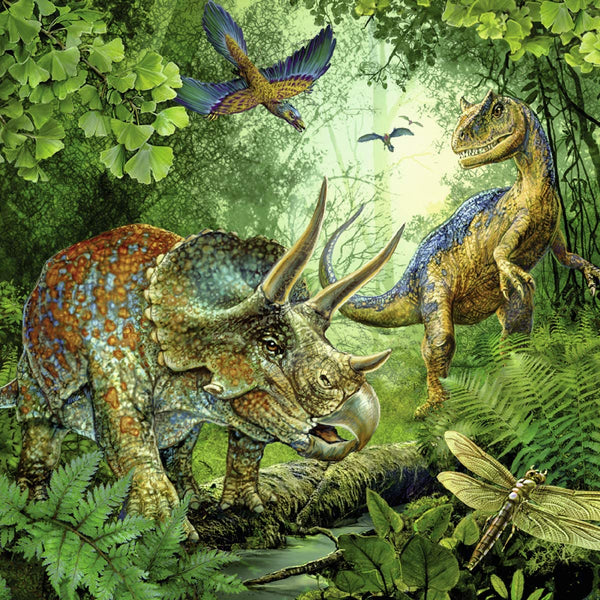 Ravensburger - Dinosaur Fascination Puzzle 3x49 pc , Children's Puzzles 9317