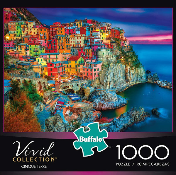 Buffalo Games - Vivid Collection - Cinque Terre - 1000 Piece Jigsaw Puzzle